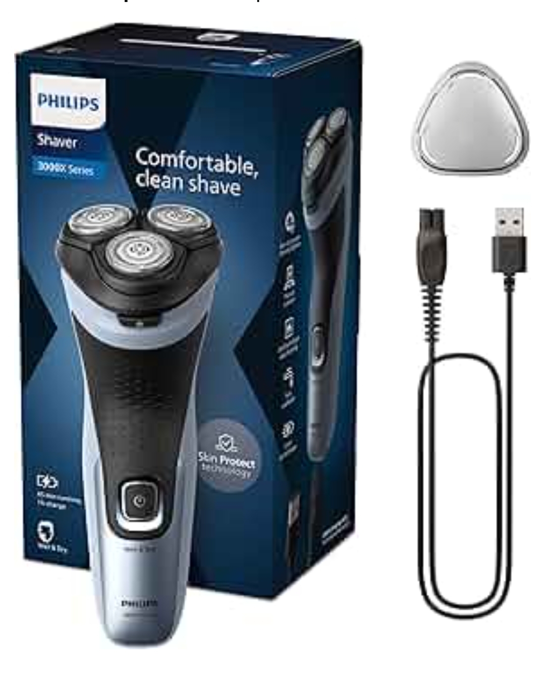 Philips Serie X3000 Afeitadora Eléctrica.