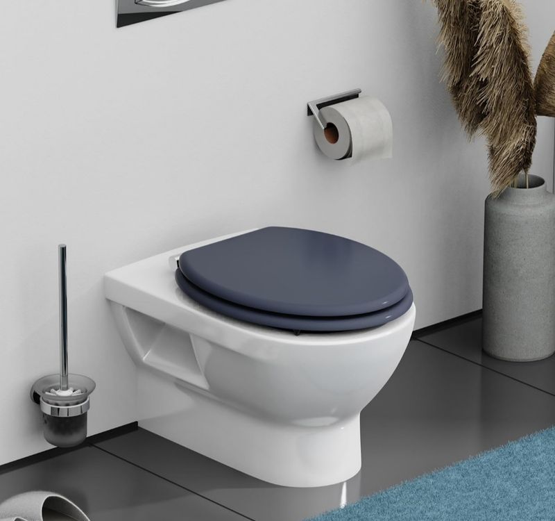 SCHÜTTE - Asiento WC - Tapa inodoro Gris oscuro