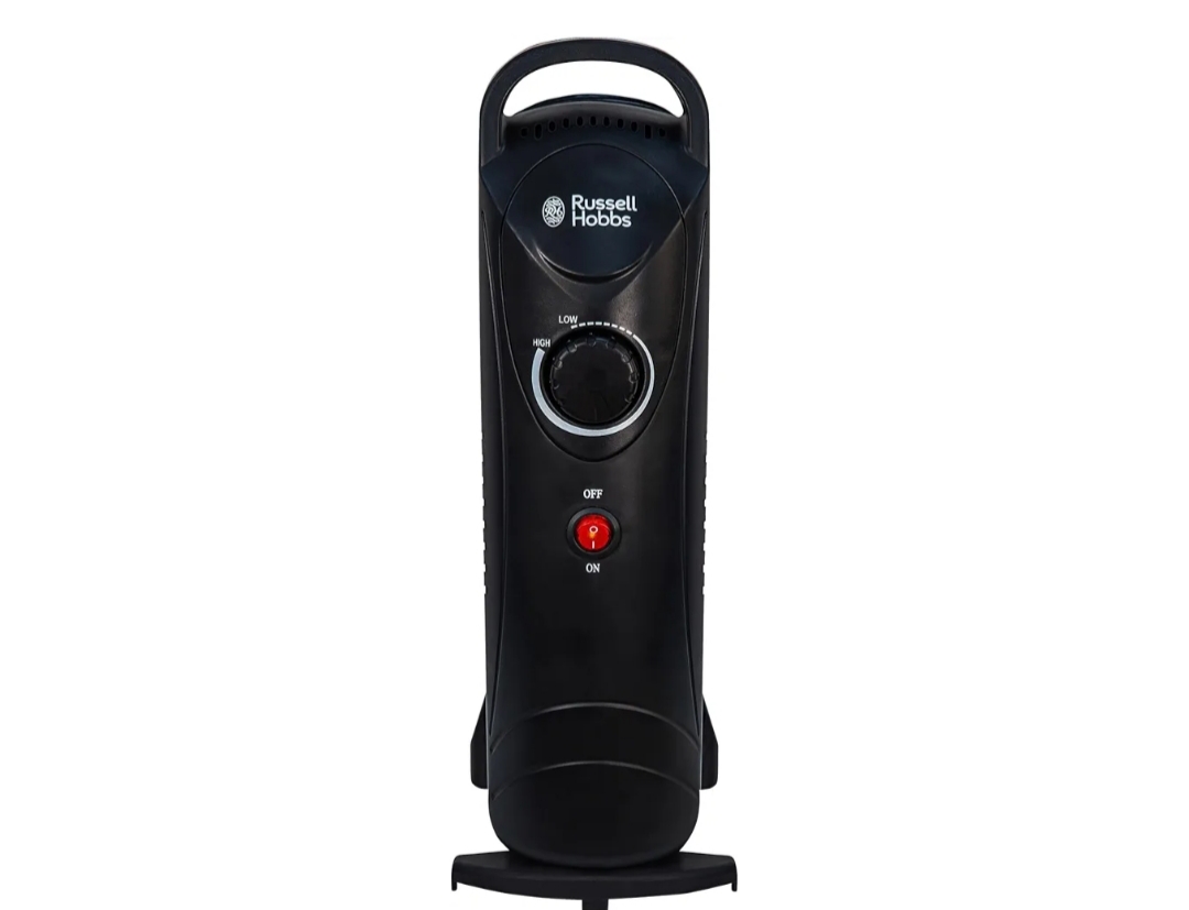Radiador de 650 W Lleno de Aceite, Calefactor Eléctrico Portátil de 5