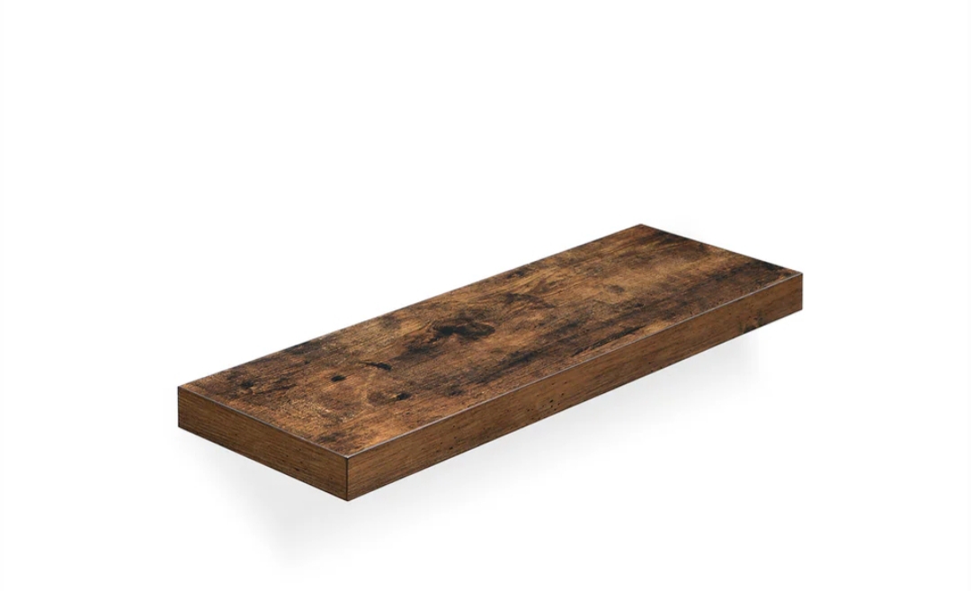 VASAGLE Estante Flotante Marrón LWS26BX