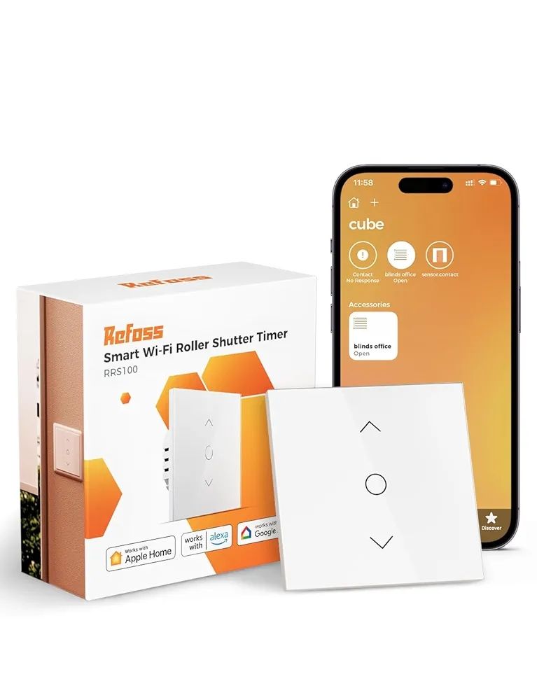 Refoss Smart Wi-Fi Persianas Temporizador RRS100