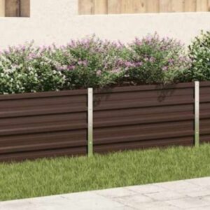 Arriate jardín acero 240x80x45cm