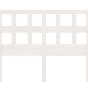 Cabecero cama pino blanco vidaXL