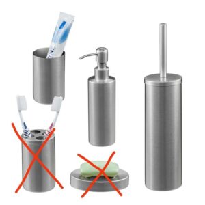 Juego de baño acero inoxidablae