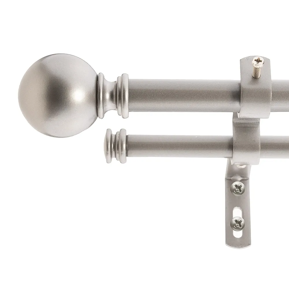 Barra doble cortina - Classic Ball 5/8 - Decopolitan