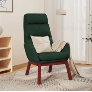 Sillón relax - vidaXL - verde oscuro