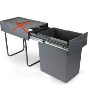 Cubos basura EMUCA bajo fregadero