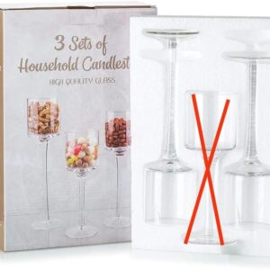 Juego de 2 Portavelas Cristal - Romadedi