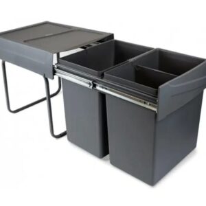 Emuca Contenedores de reciclaje.      2 x 20 L
