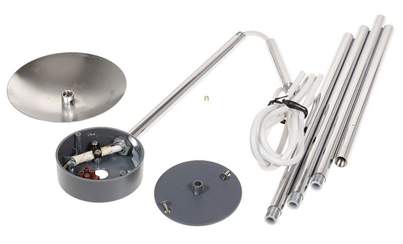 Canaleta cromada para cables: Extensión