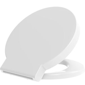 Grünblatt - Asiento inodoro blanco de plástico.