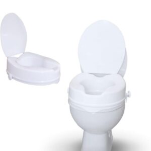 Asiento elevador inodoro blanco - Mobiclinic