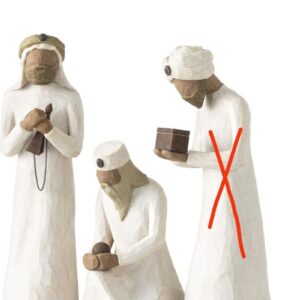 Figura Reyes Magos Willow Tree Melchor