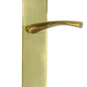 Pomo puerta PLACA ANCHA 707 - Dorado