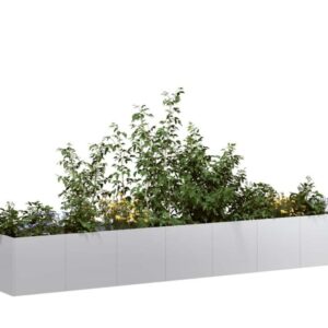 Jardinera acero 280x40x40cm - vidaXL
