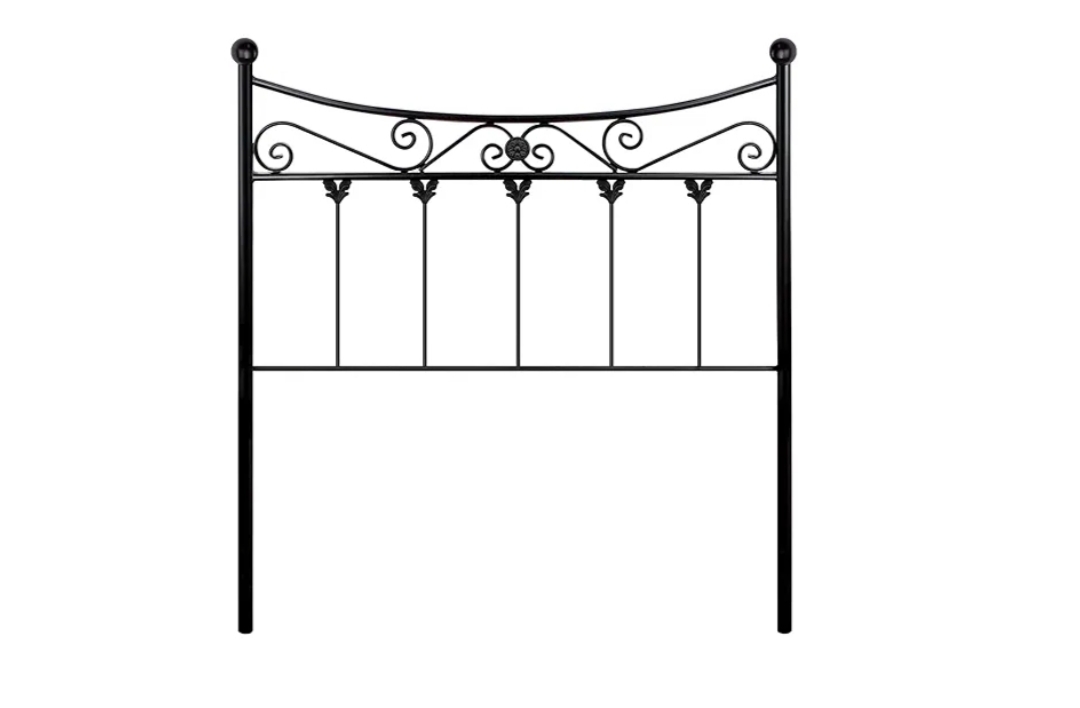 Cabecero de Forja COIN | Color Negro | Medida: 90 cm..