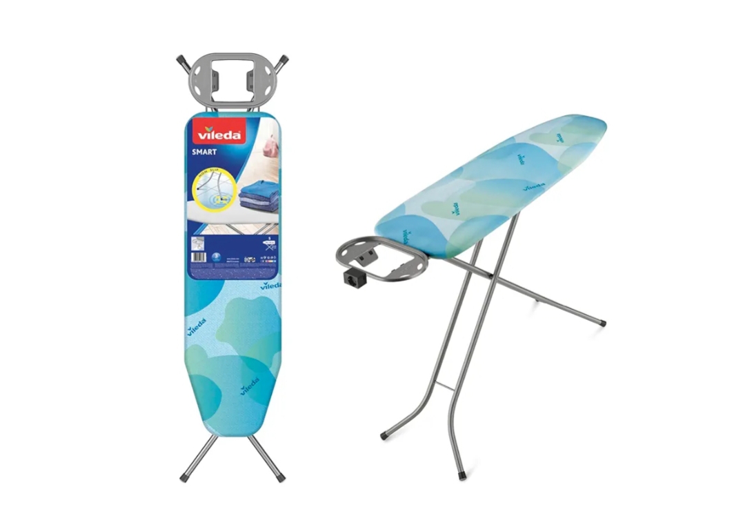 Vileda Smart - Tabla de planchar con patas antideslizantes,