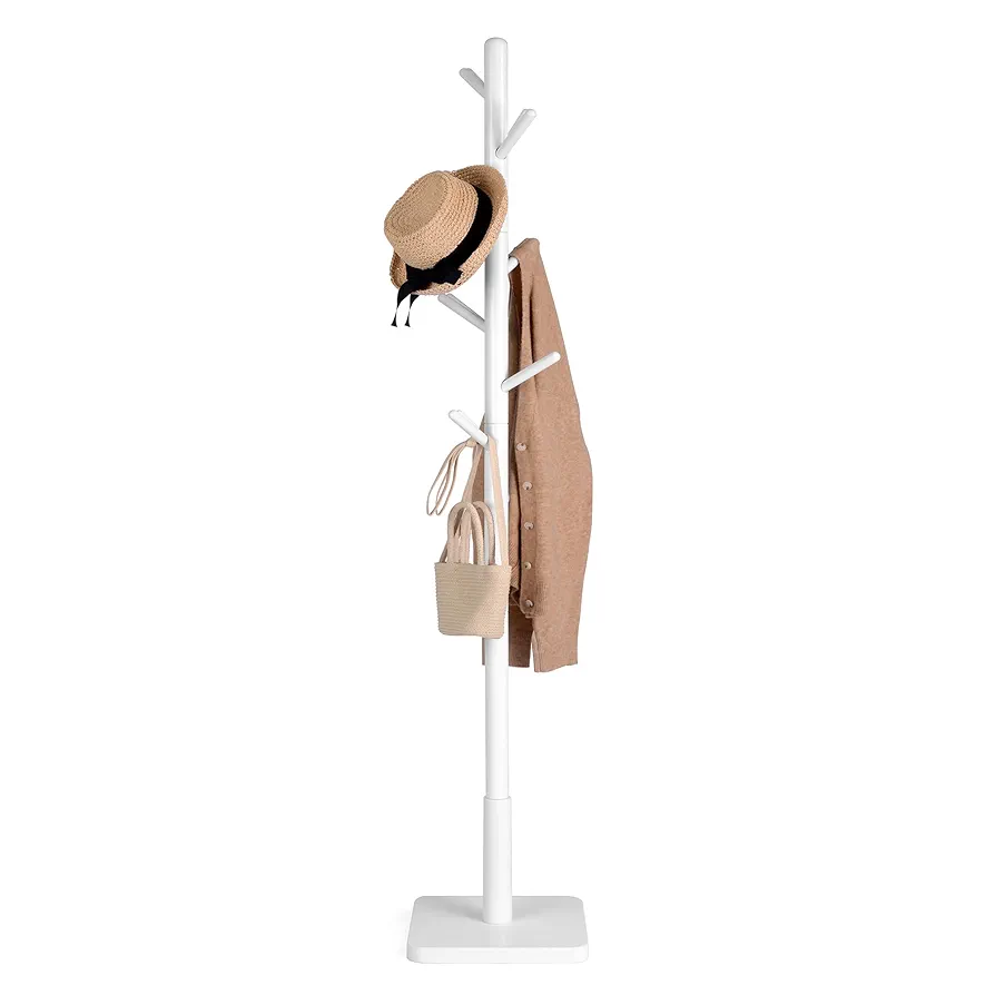 Perchero de Madera Maciza - RCR010W02 - SONGMICS