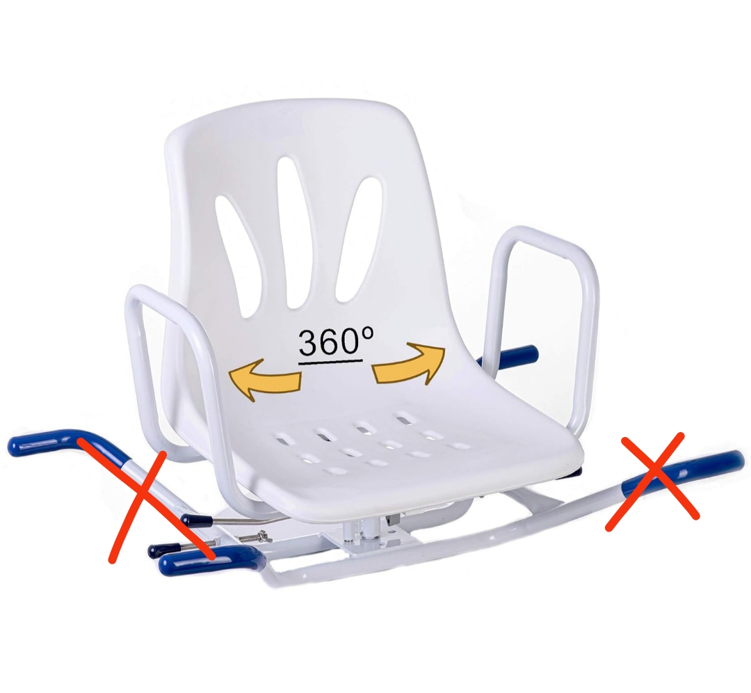 OrtoPrime Silla Bañera Giratoria