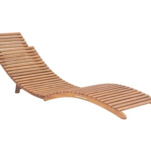 vidaXL  Tumbona con Cojin Jardín Patio Exterior Interior Mueble con Respaldo Ajustable.