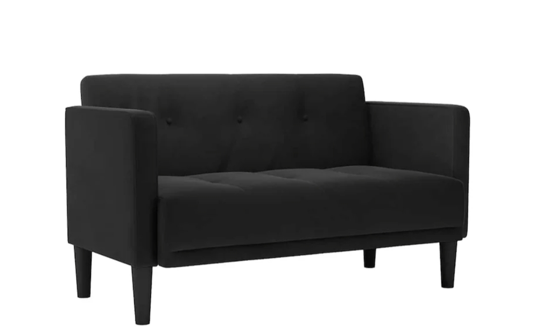 Sofá Loveseat de terciopelo