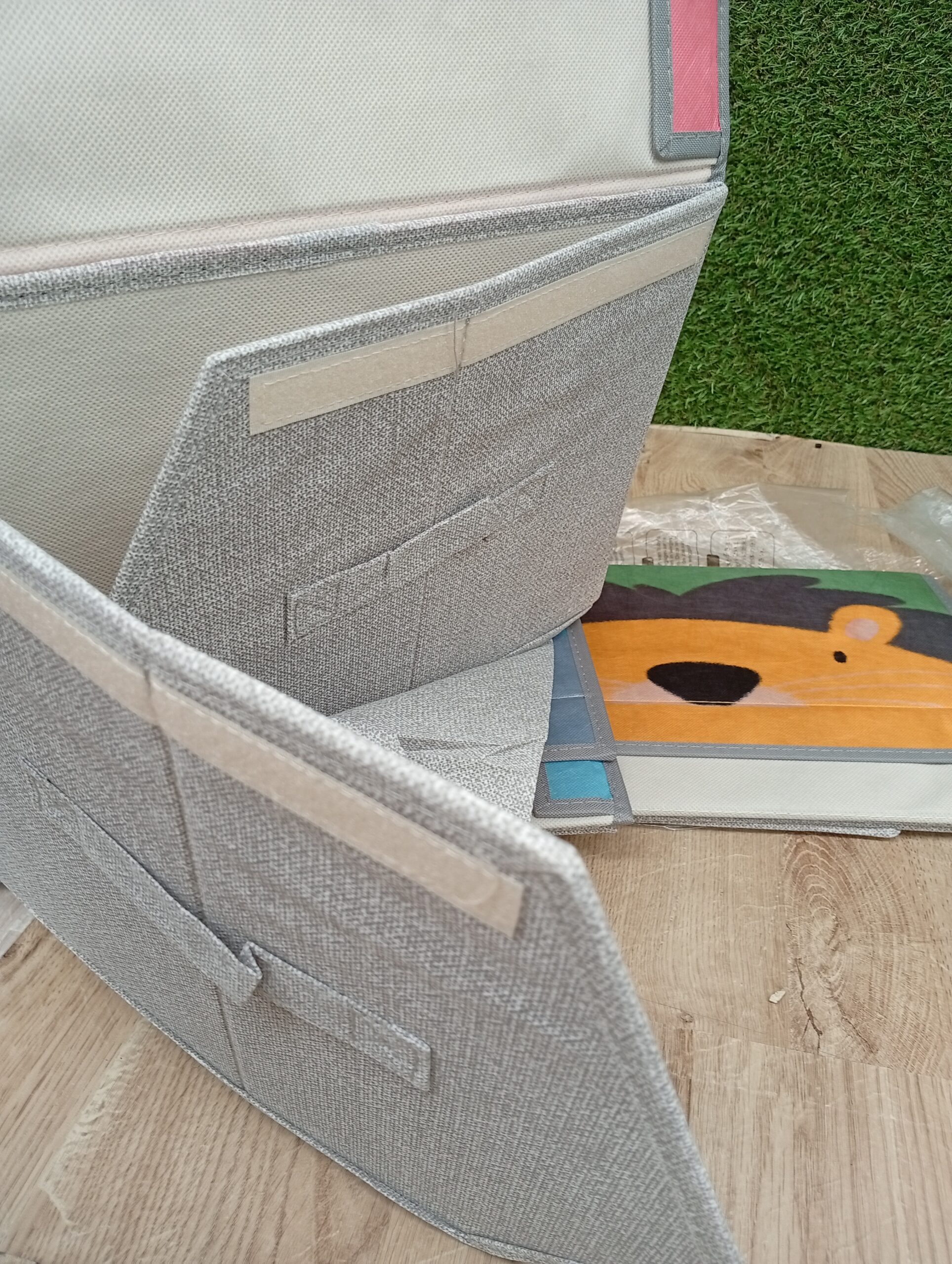 Caja de almacenaje - Conejo Gato León - SONGMICS - Imagen 5