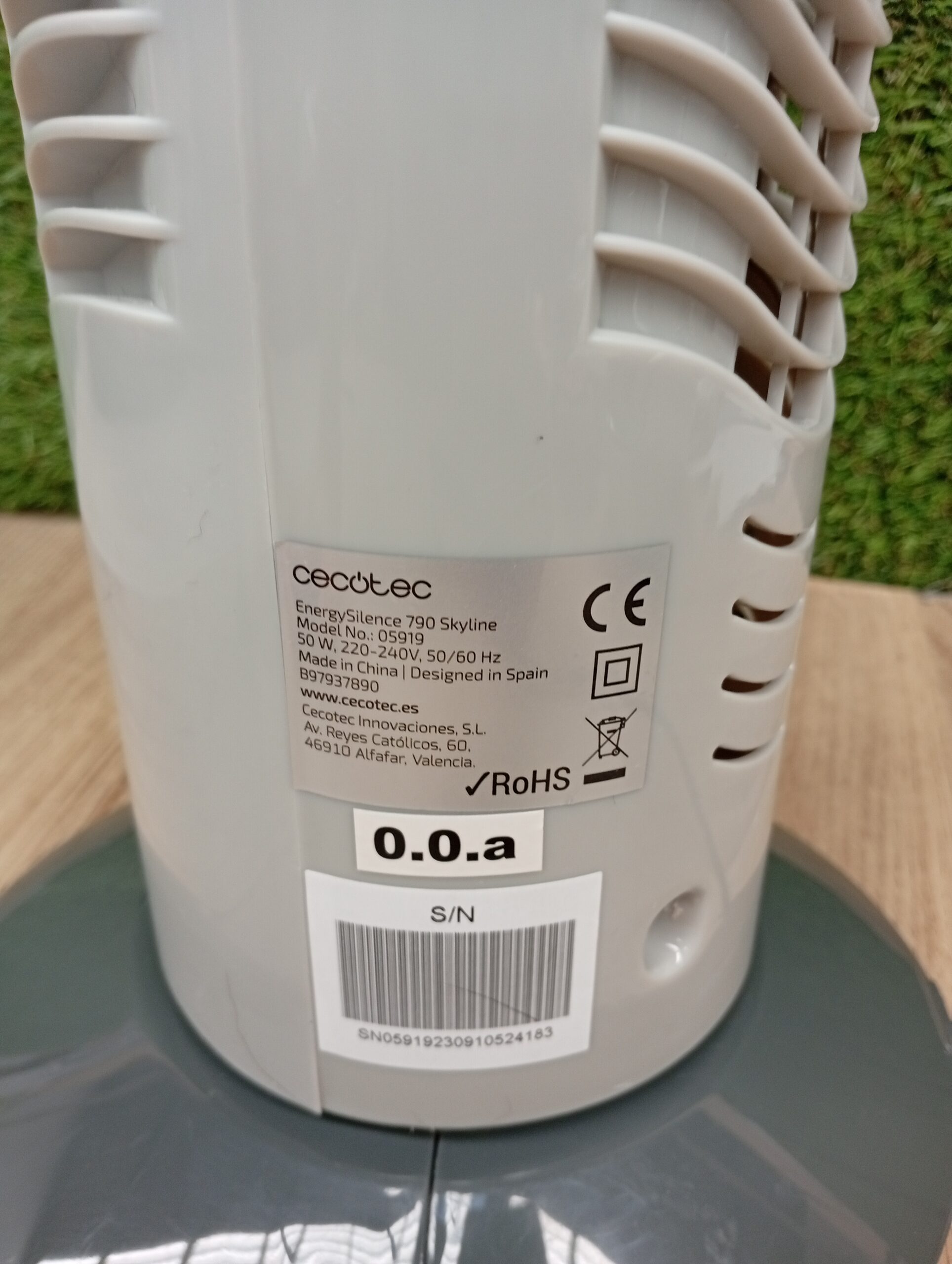 Ventilador de torre - EnergySilence 790 Skyline blanco - Cecotec - Imagen 5