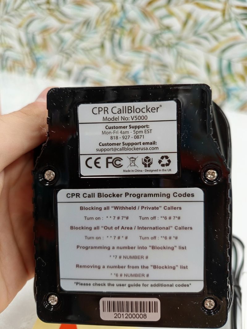 Bloqueador de llamadas CPR V5000 - Imagen 5