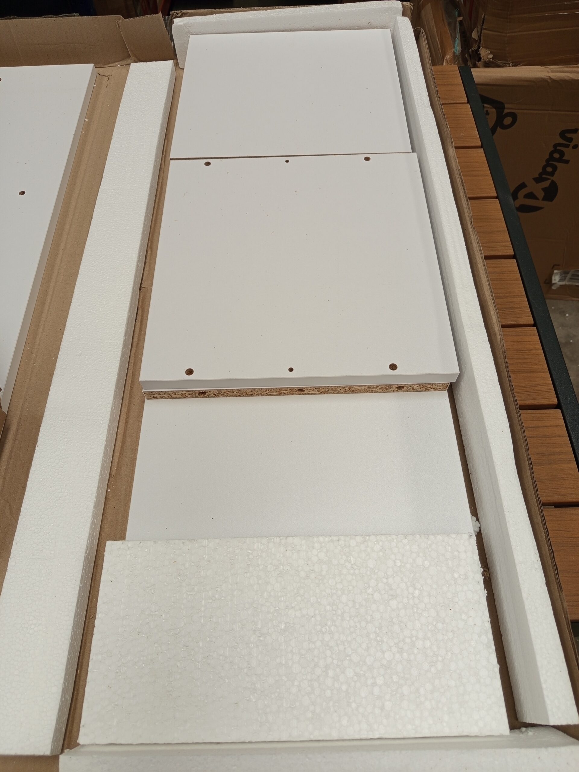 VCM Estantería de Madera para Libros Deco estantería para Libros Benas-3 Blanco - Imagen 5