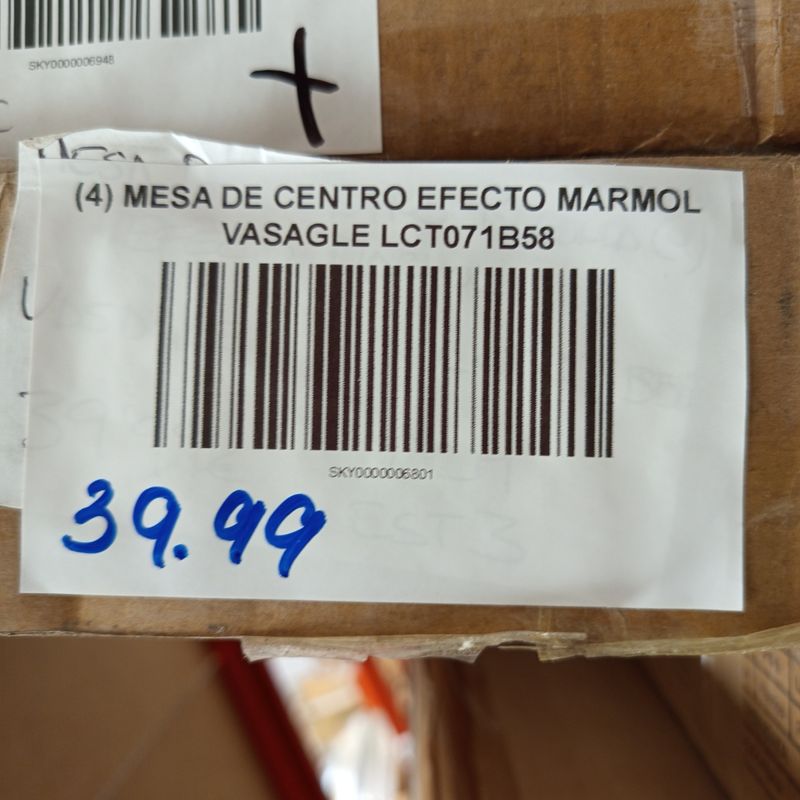 Mesa de Centro de Marmol - LCT071B58 - VASAGLE. - Imagen 5