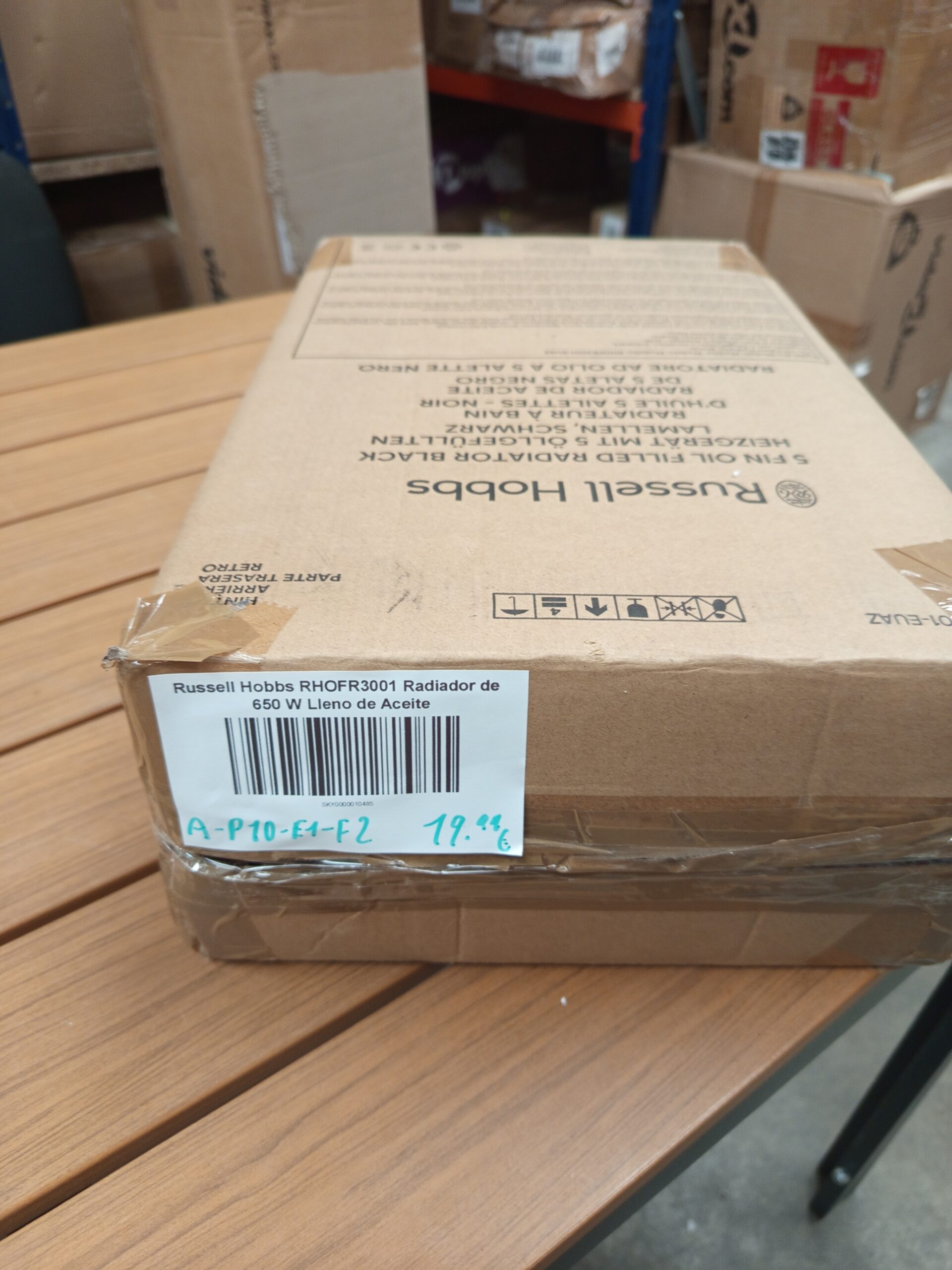 Radiador de 650 W Lleno de Aceite, Calefactor Eléctrico Portátil de 5 - Imagen 5