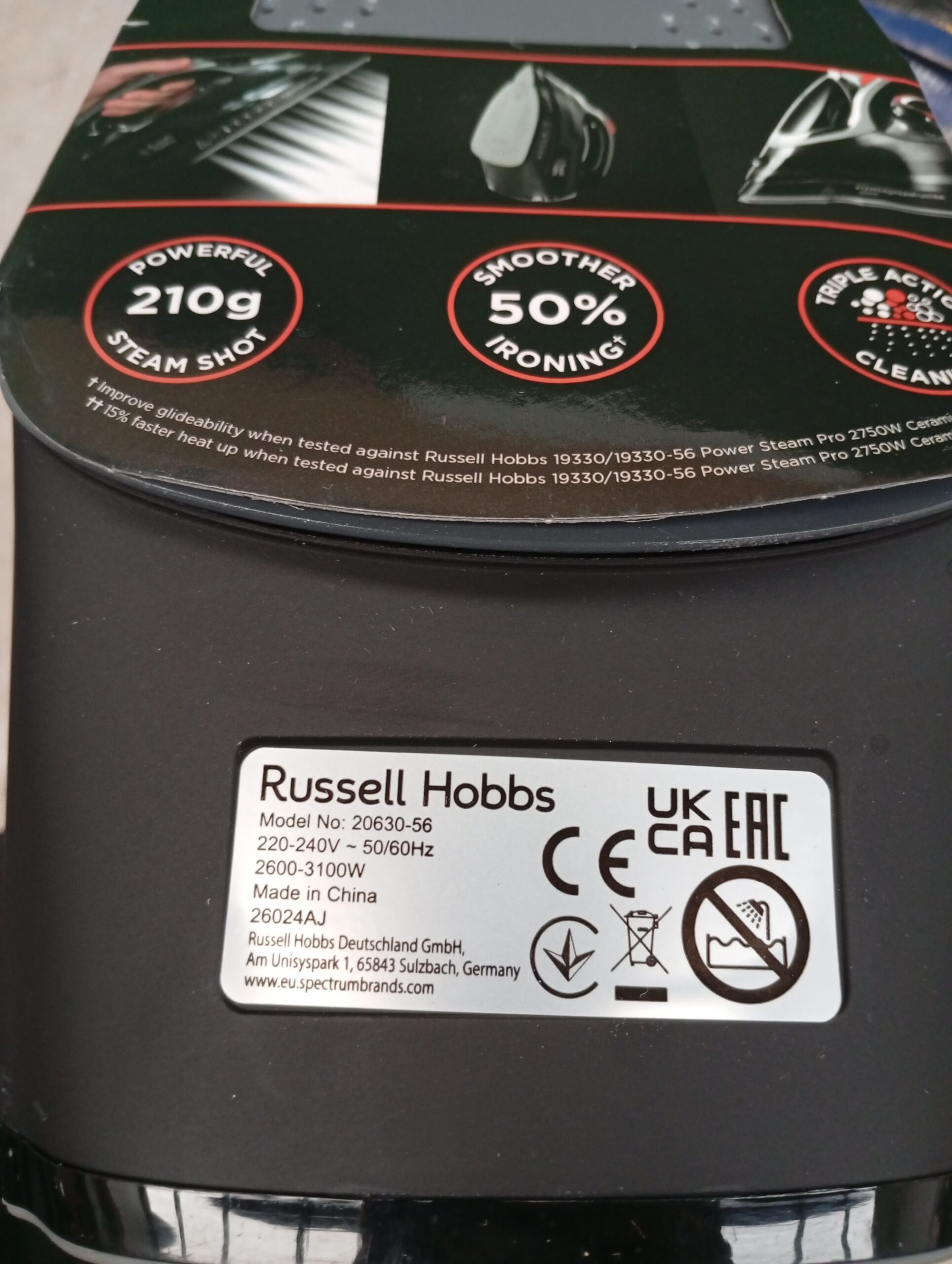Plancha de Ropa - 3100W - Russell Hobbs - Imagen 5