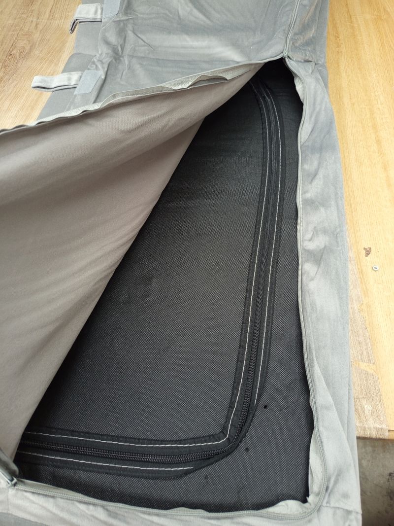 Cabecero cama terciopelo gris - 2 piezas - Imagen 5