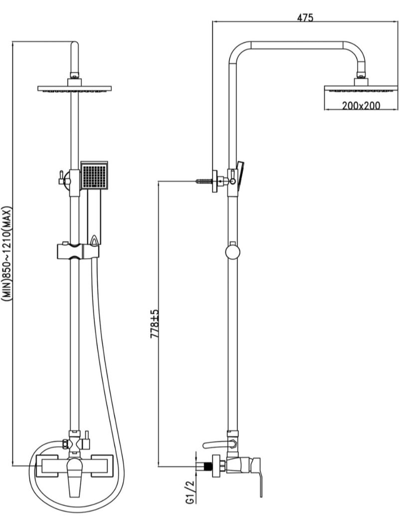 shower set - Juego de ducha - Imagen 5