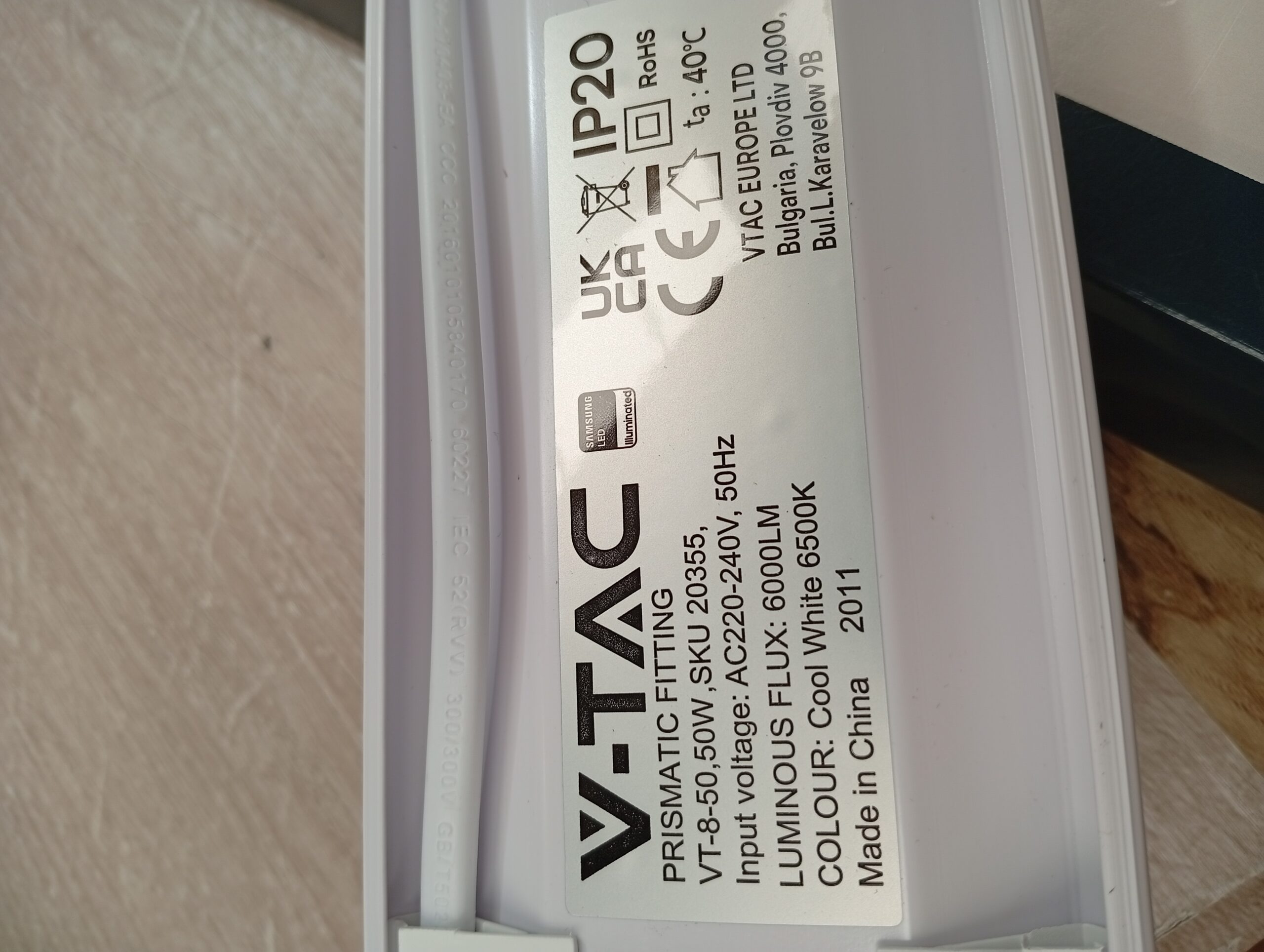 Lámpara rectangular - 50W - V-TAC - Imagen 5