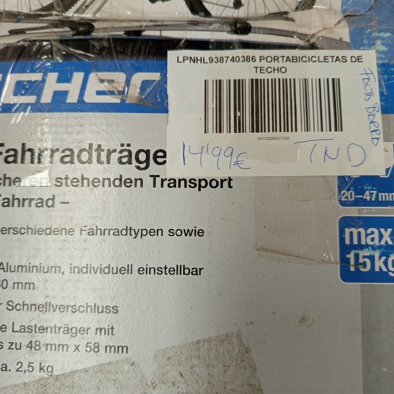 Portabicicletas techo FISCHER 18093. - Imagen 8