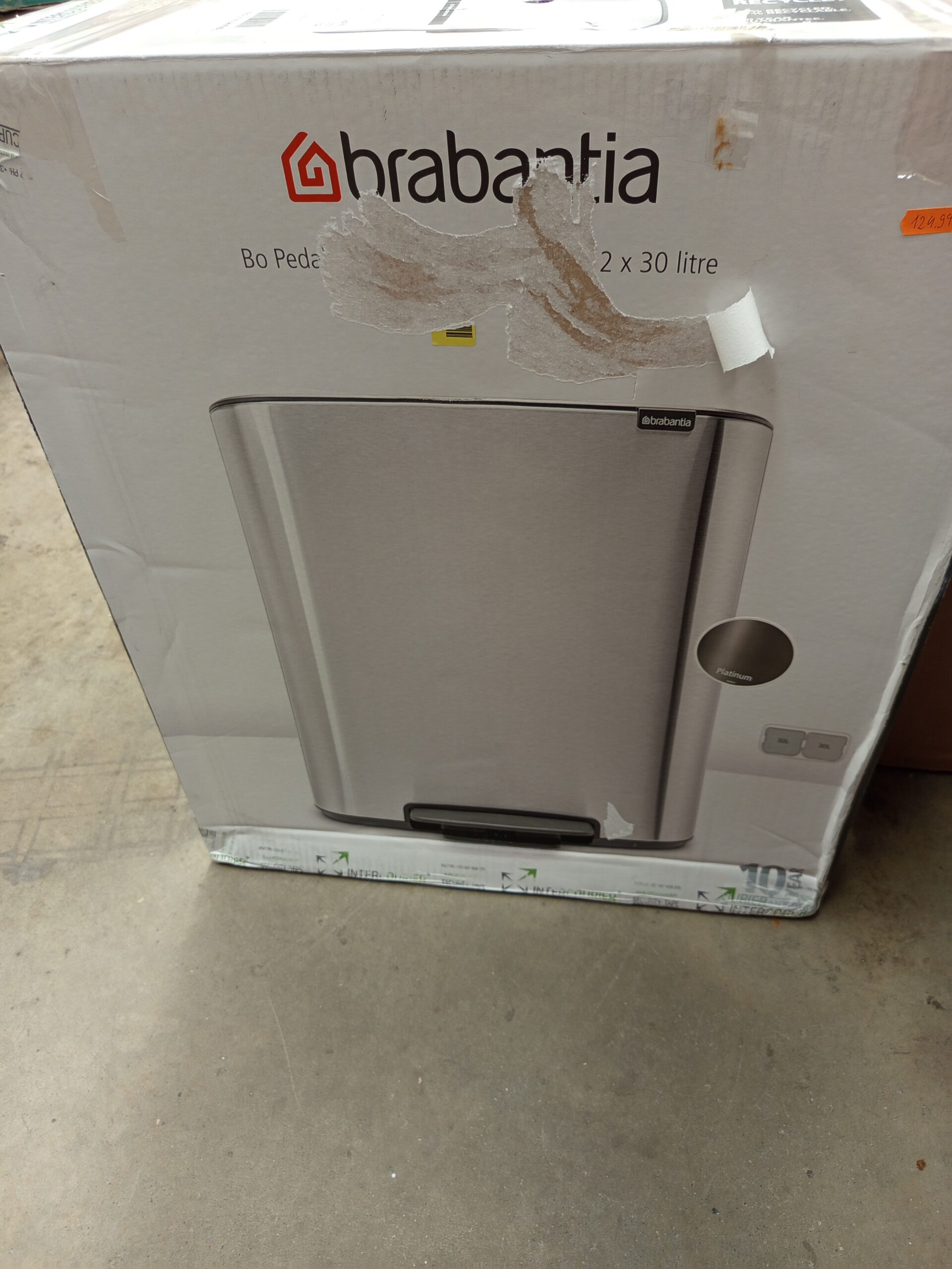 Brabantia cubo de basura 2x30L - Imagen 8