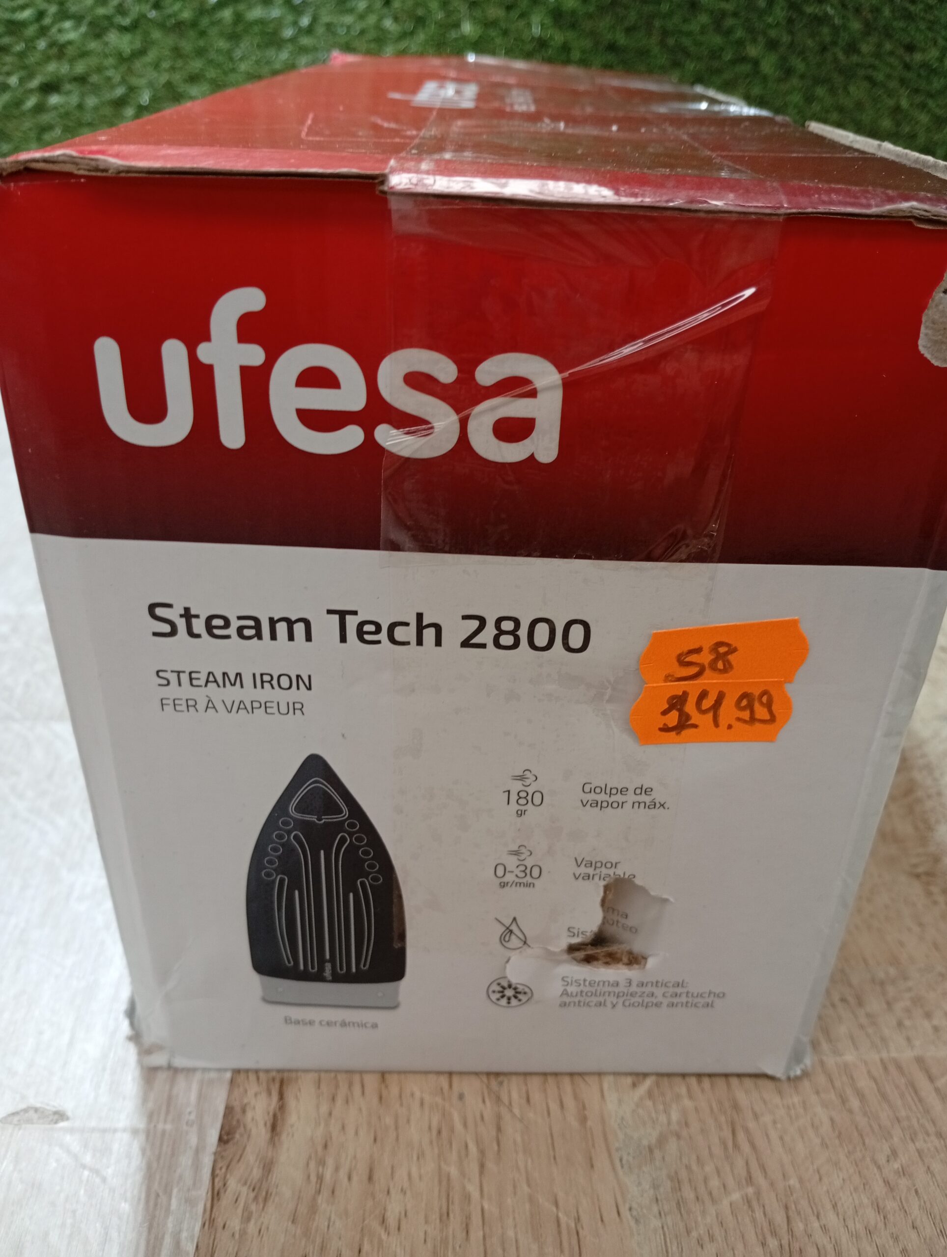 Plancha Vapor Vertical - Tech 2800 - Ufesa - Imagen 8