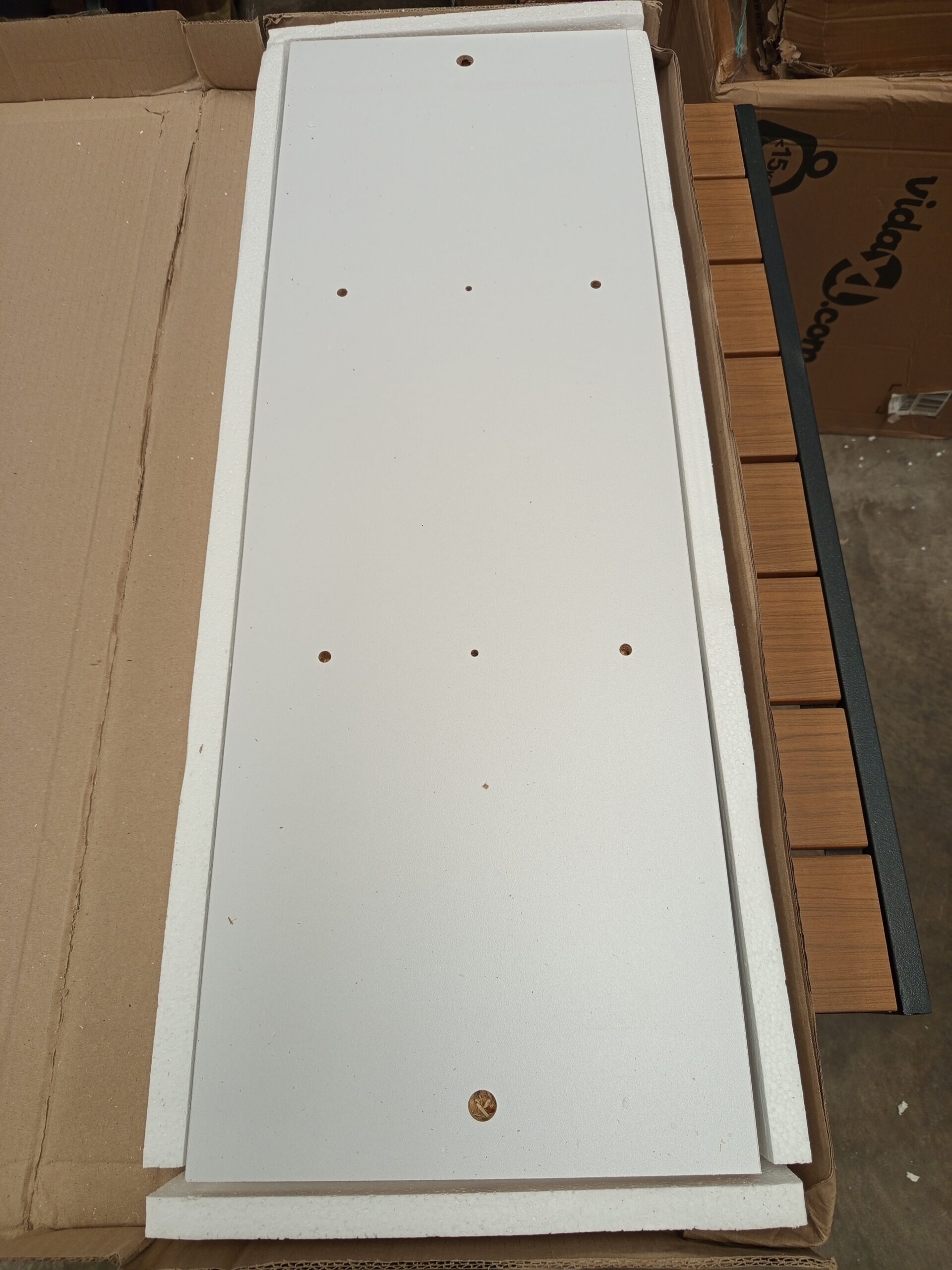 VCM Estantería de Madera para Libros Deco estantería para Libros Benas-3 Blanco - Imagen 6