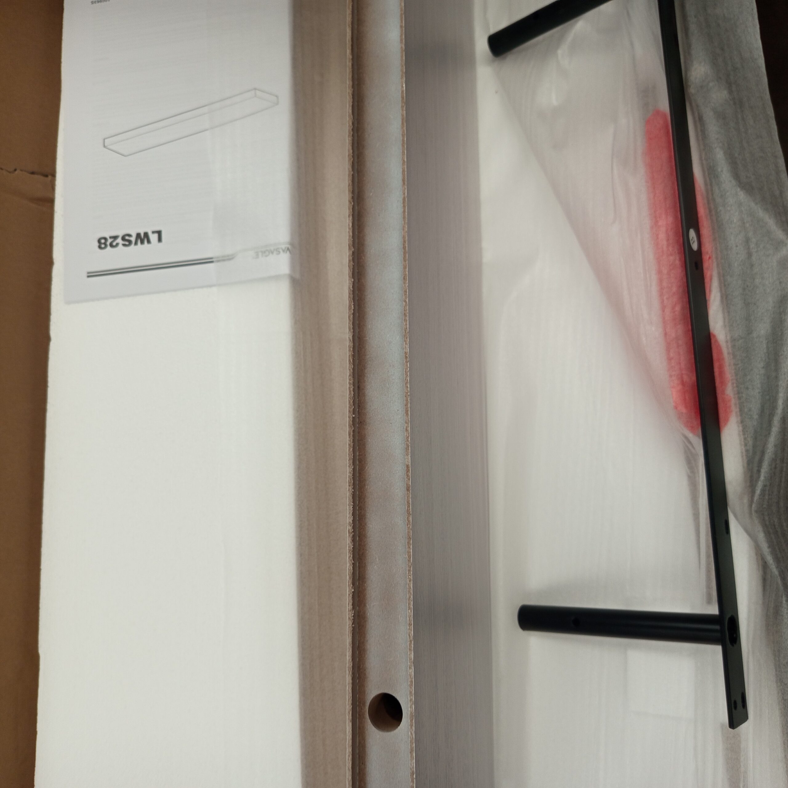 Estante de pared flotante - LWS028W44 - VASAGLE - Imagen 6