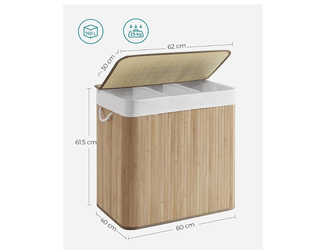 SONGMICS - Cesta de lavandería - Imagen 6