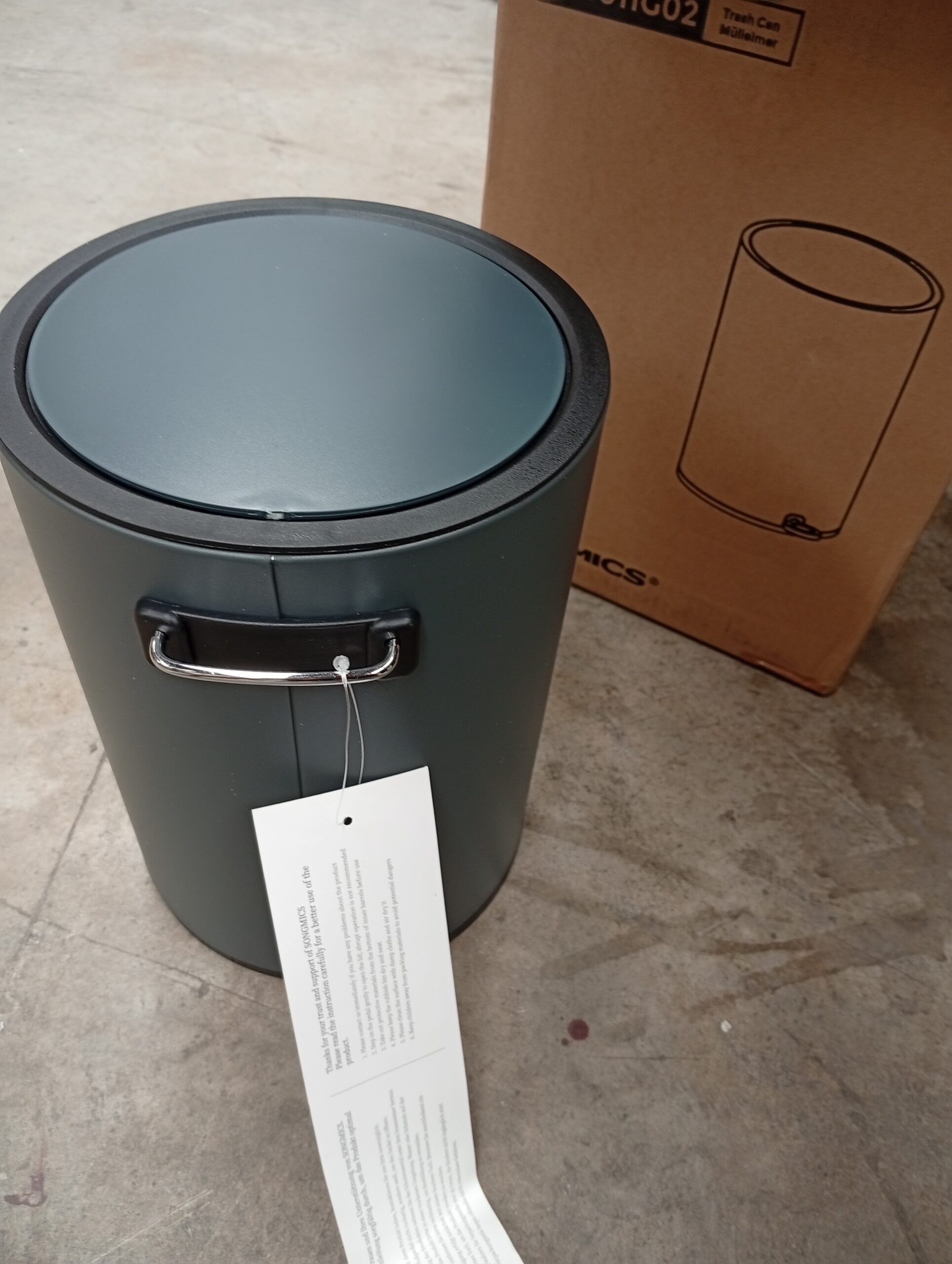 Cubo de basura - LTB011G02 - SONGMICS. - Imagen 6