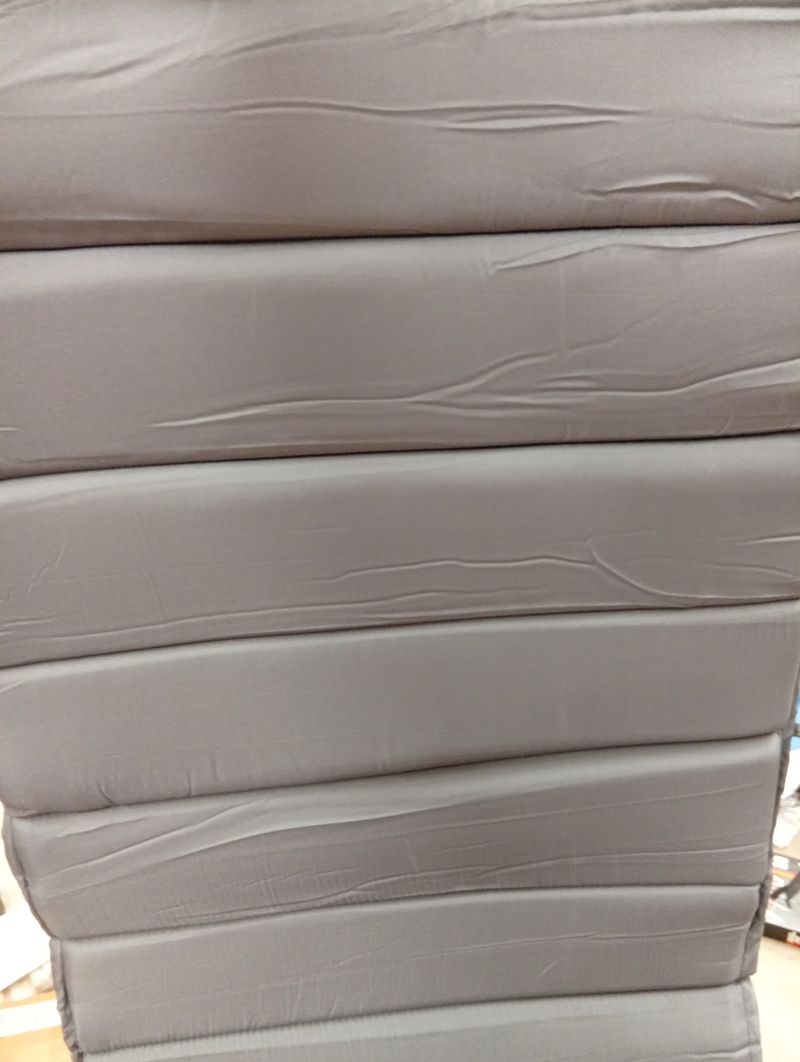 Cojín para tumbona Oxford gris - 200x60 - vidaXL. - Imagen 6