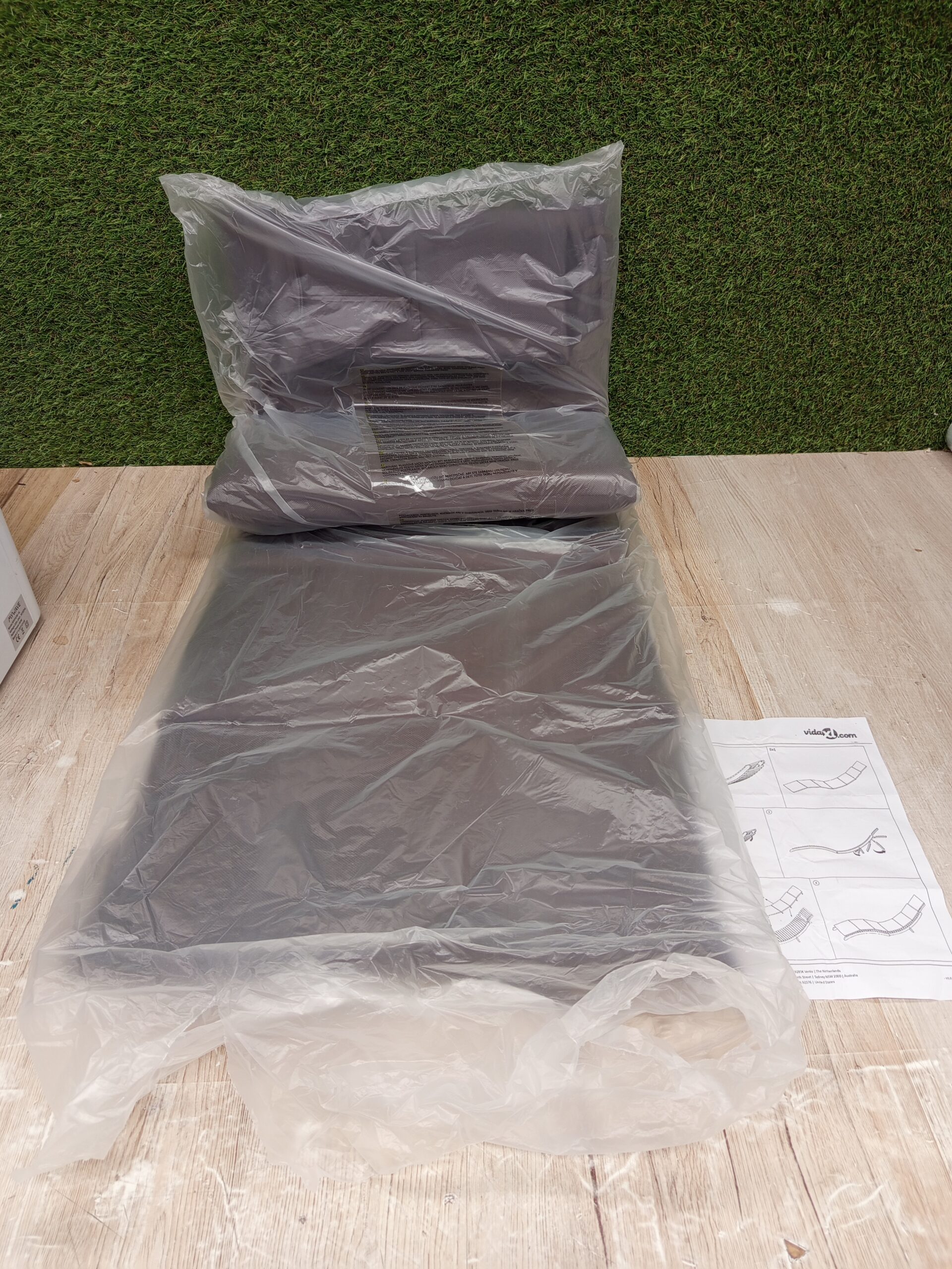 vidaXL Tumbona con Cojin Jardín Patio Exterior Interior Mueble con Respaldo Ajustable - Imagen 6
