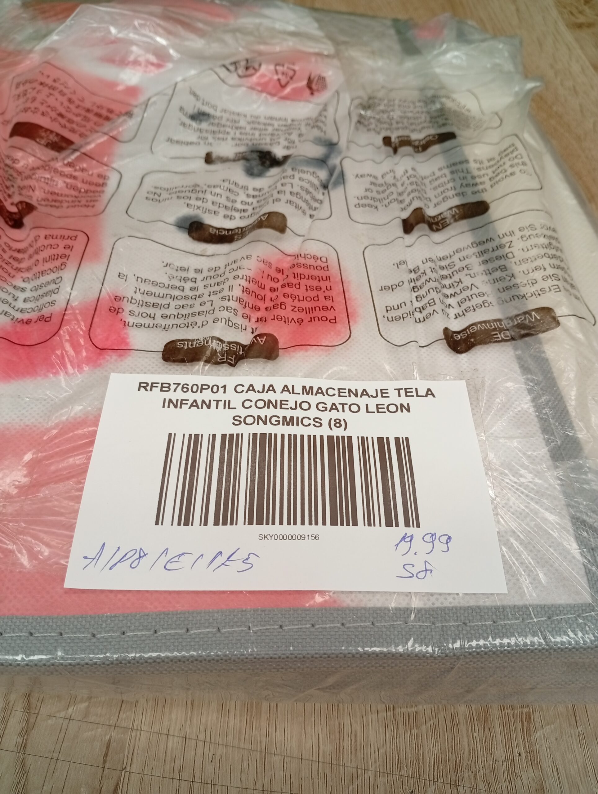 Caja de almacenaje - Conejo Gato León - SONGMICS - Imagen 6