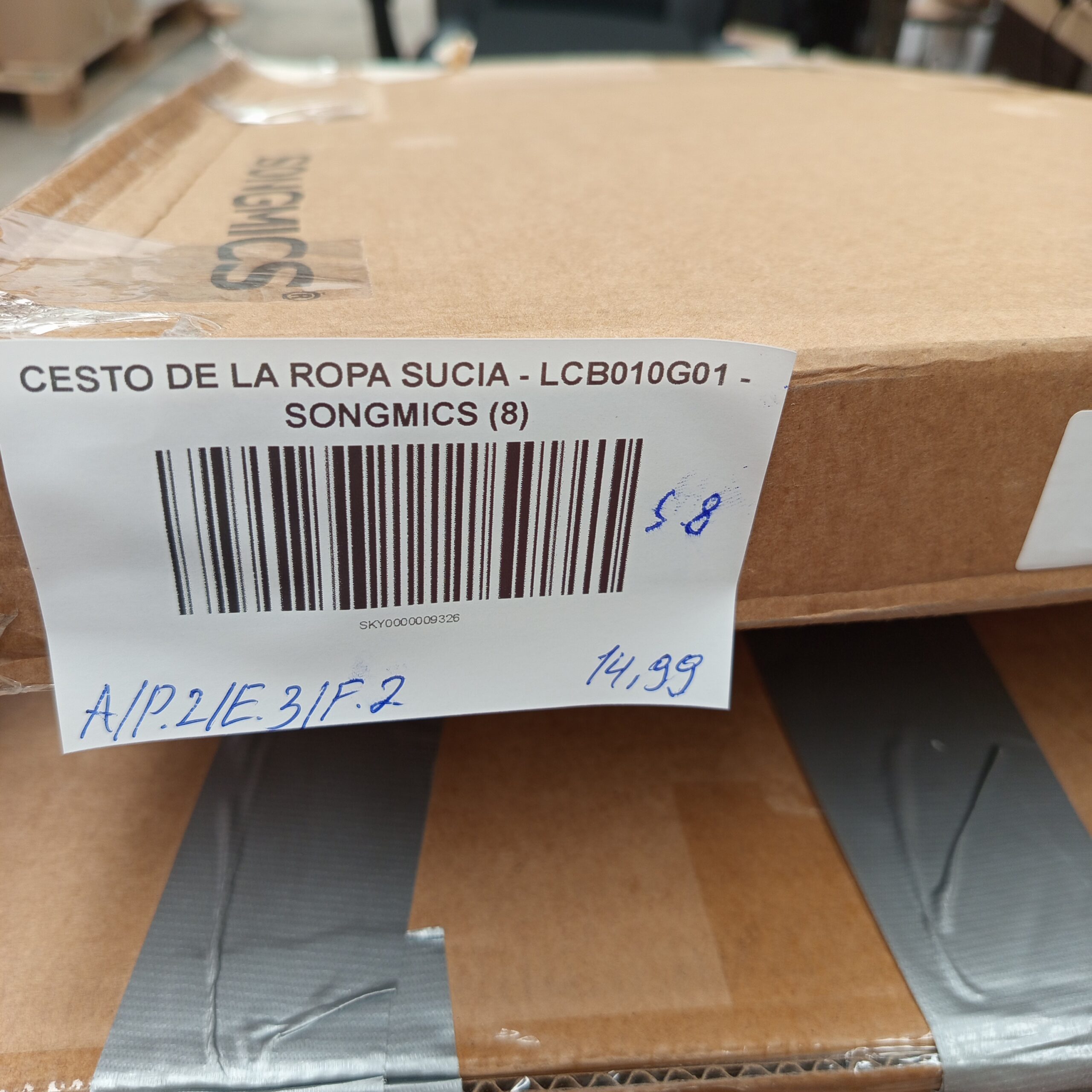 Cesto de la Ropa Sucia - LCB010G01 - SONGMICS - Imagen 6