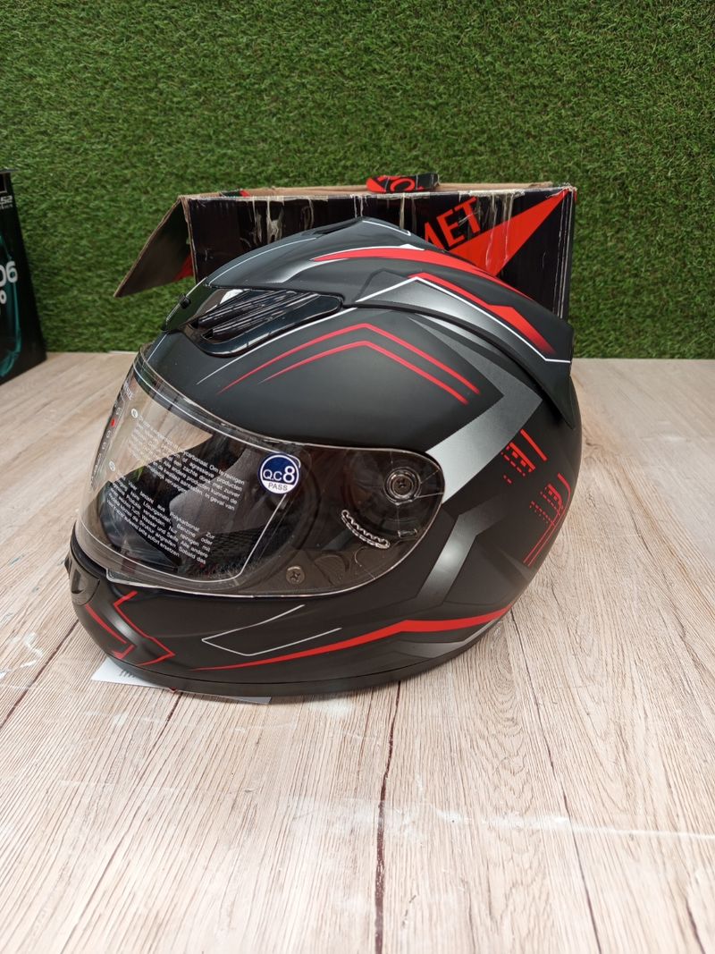 Casco de moto H510 Arrow mate negro/rojo - S - Imagen 7