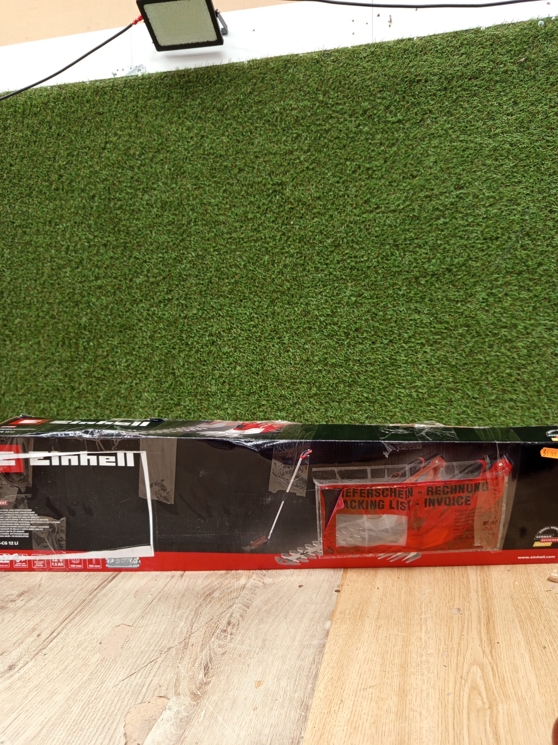 Einhell GE-CG 12 Li WT -Tijeras Inalámbricas para cortar hierba y podar arbustos, batería Ion de litio (12V/1.5Ah, peso: 0.8Kg. - Imagen 7