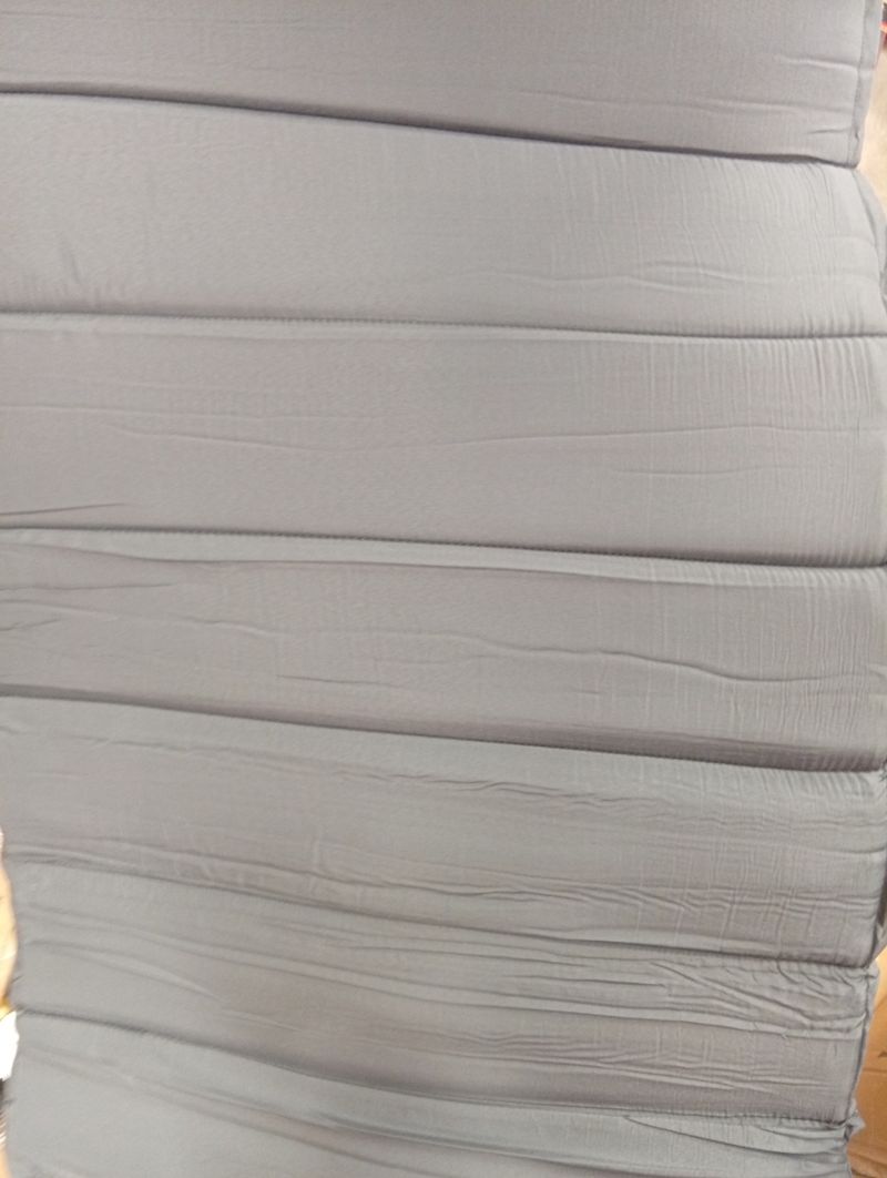 Cojín para tumbona Oxford gris - 200x60 - vidaXL. - Imagen 7