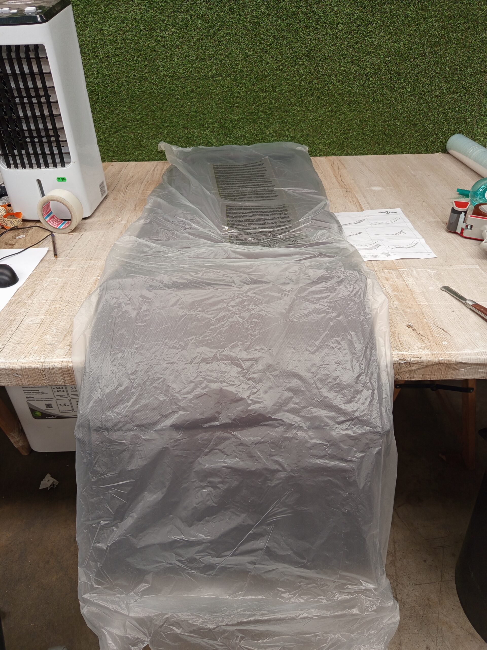 vidaXL Tumbona con Cojin Jardín Patio Exterior Interior Mueble con Respaldo Ajustable - Imagen 7